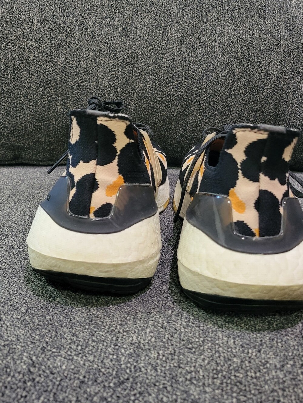 Adidas x Marimekko Unikko ULTRABOOST 21 Womens Black Blush Gold 8 1/2 Shoes - Picture 5 of 7